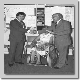 Howard Mellor's retirement - August 1984